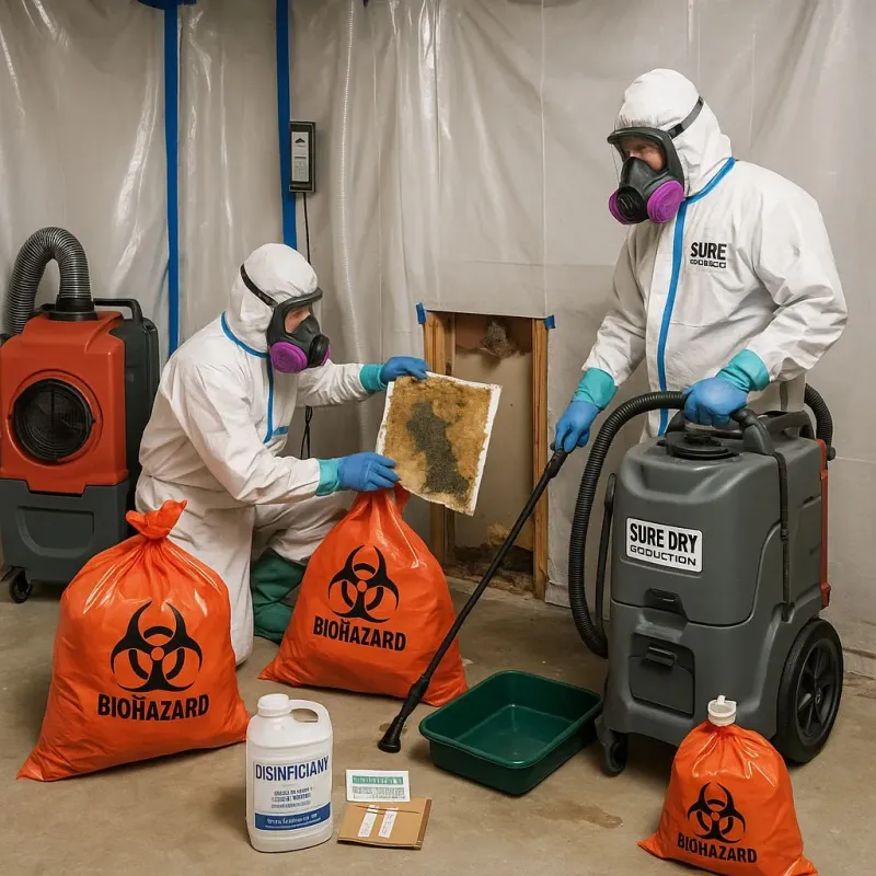 Contaminated Water Handling Protocols process in Glandorf, OH