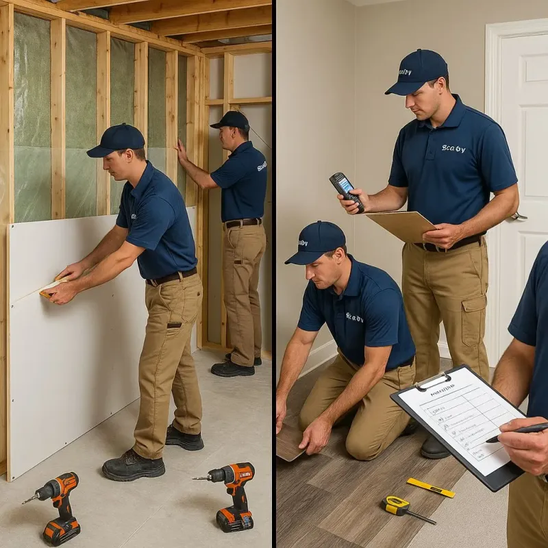 Repairs and Reconstruction process in Glandorf, OH